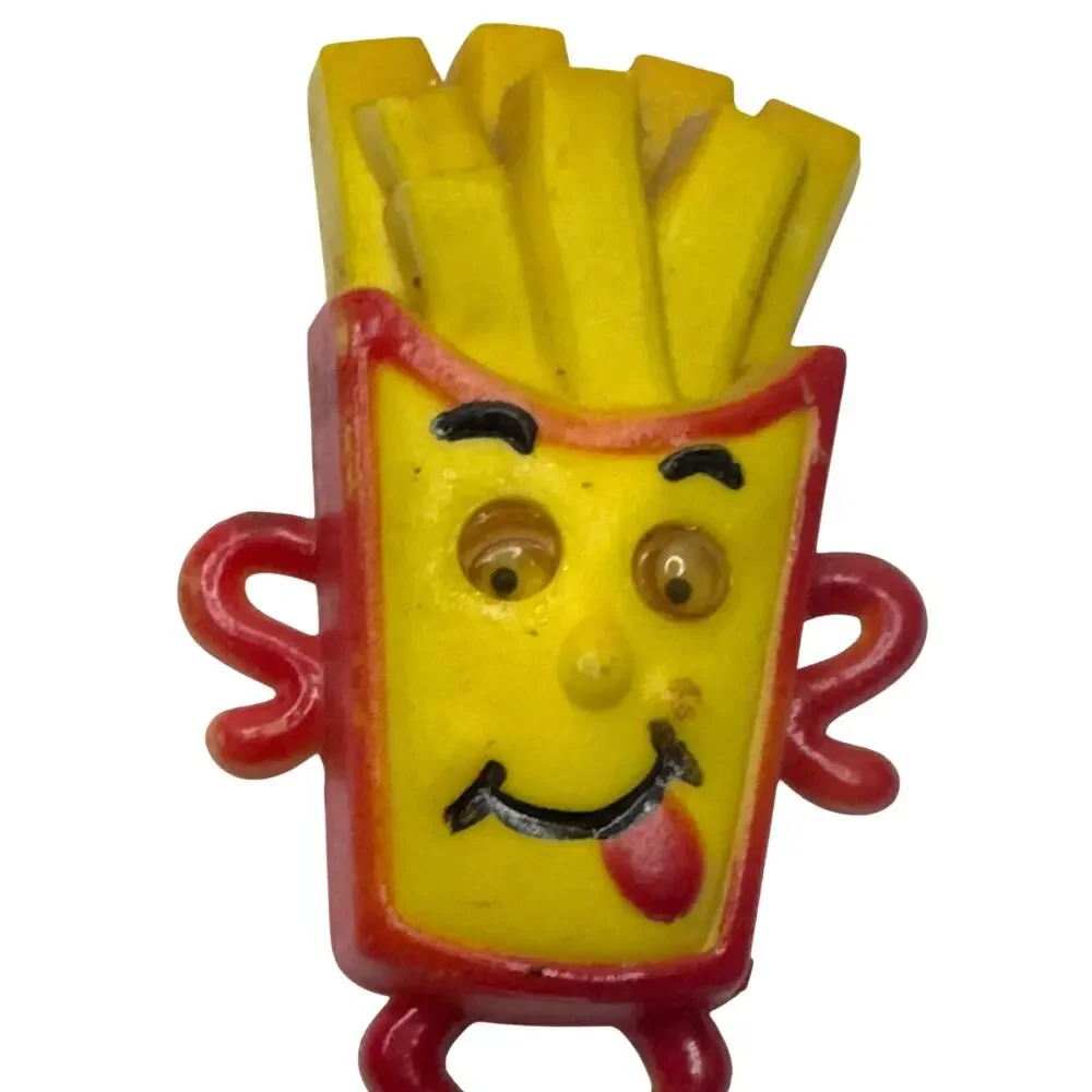 Vintage Giftco French Fry Junk Food Refrigerator Magnet With Google‎ Eyes